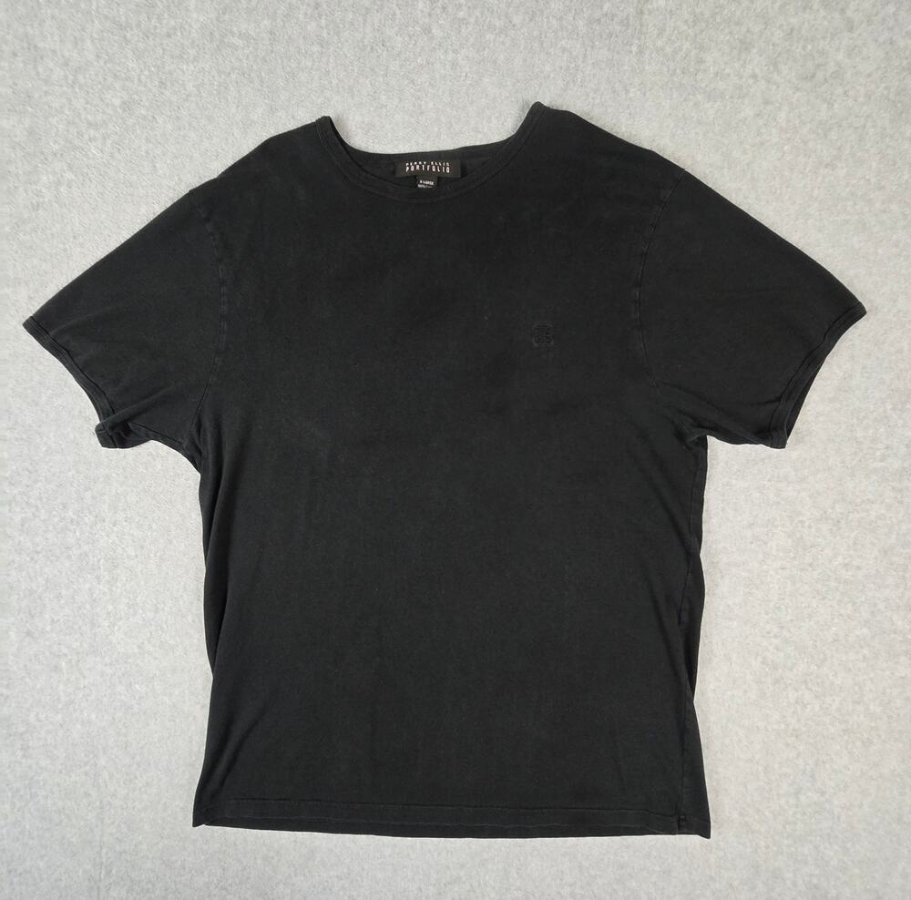 🌼Perry Ellis Portfolio T Shirt Size XL Black